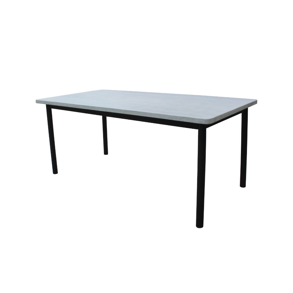 VI Portia Aluminium Framed Concrete Top Outdoor Dining Table