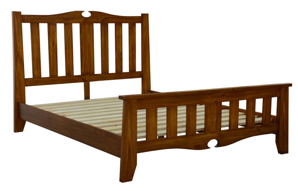 VI Federation Solid Timber King Bed Frame