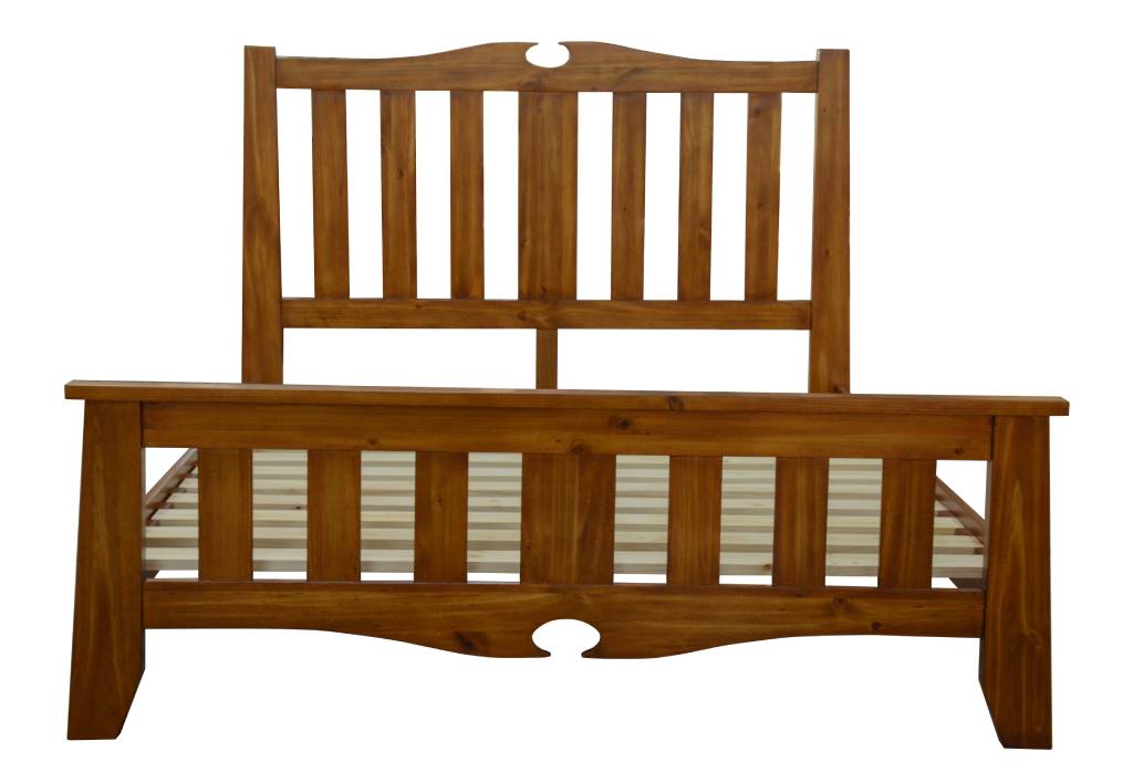 VI Federation Solid Timber King Bed Frame