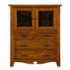 VI Federation Solid Timber 2 Door Over 3 Drawers Tallboy