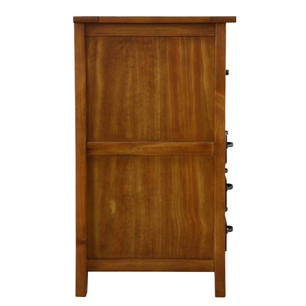 VI Federation Solid Timber 2 Door Over 3 Drawers Tallboy
