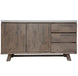 VI Liberty Concrete Top Solid Timber 2 Door 3 Drawer Buffet