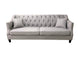 VI Vermont Fabric Upholstered Timber Leg 3 Seater Lounge