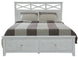 VI Clifton Solid Timber 2 Bedend Drawer Storage Bed