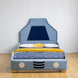 VI Hamilton Fabric Upholstered Kids Car Shaped Bed
