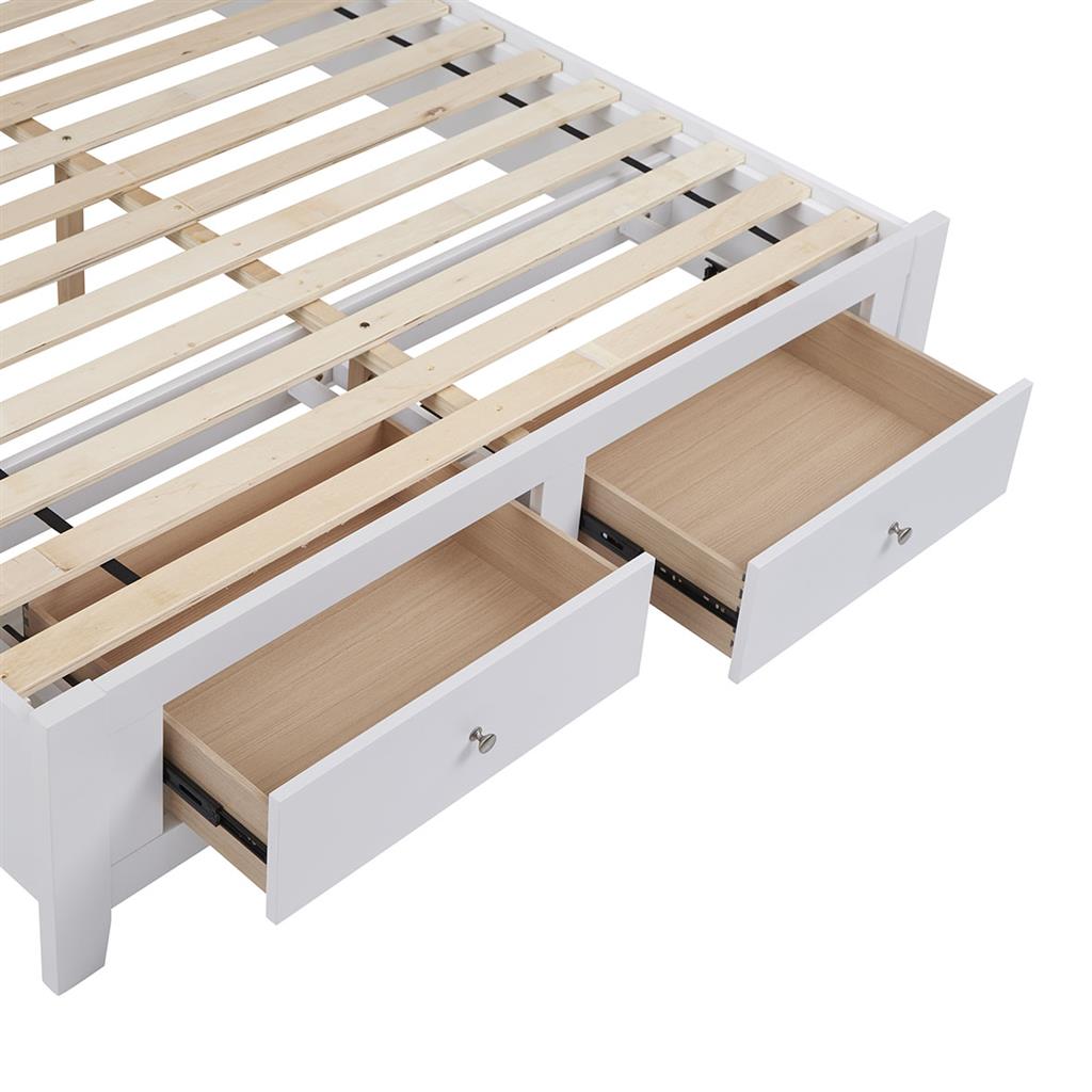 VI Lunar Timber Framed Storage Bed, 2 Bedsides &#038; Tallboy Kit