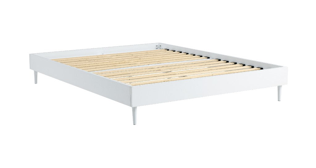 VI Petra Melamine Board Metal Leg Bed Base