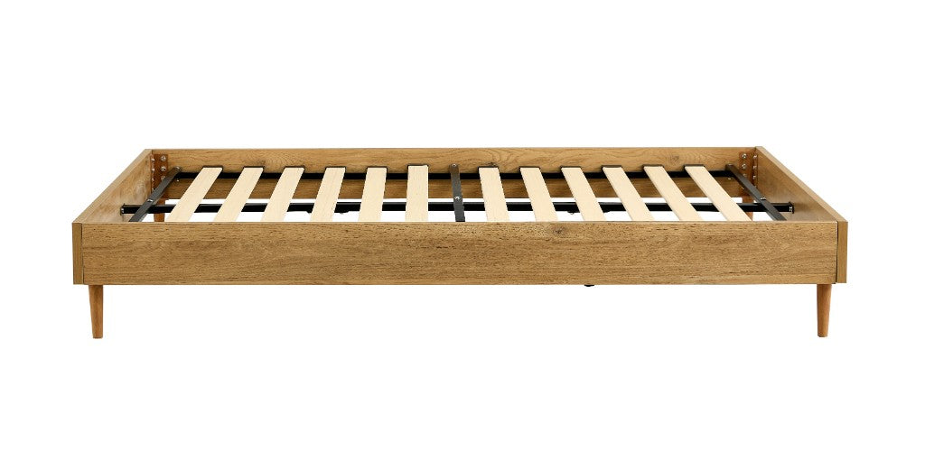 VI Petra Melamine Board Metal Leg Bed Base