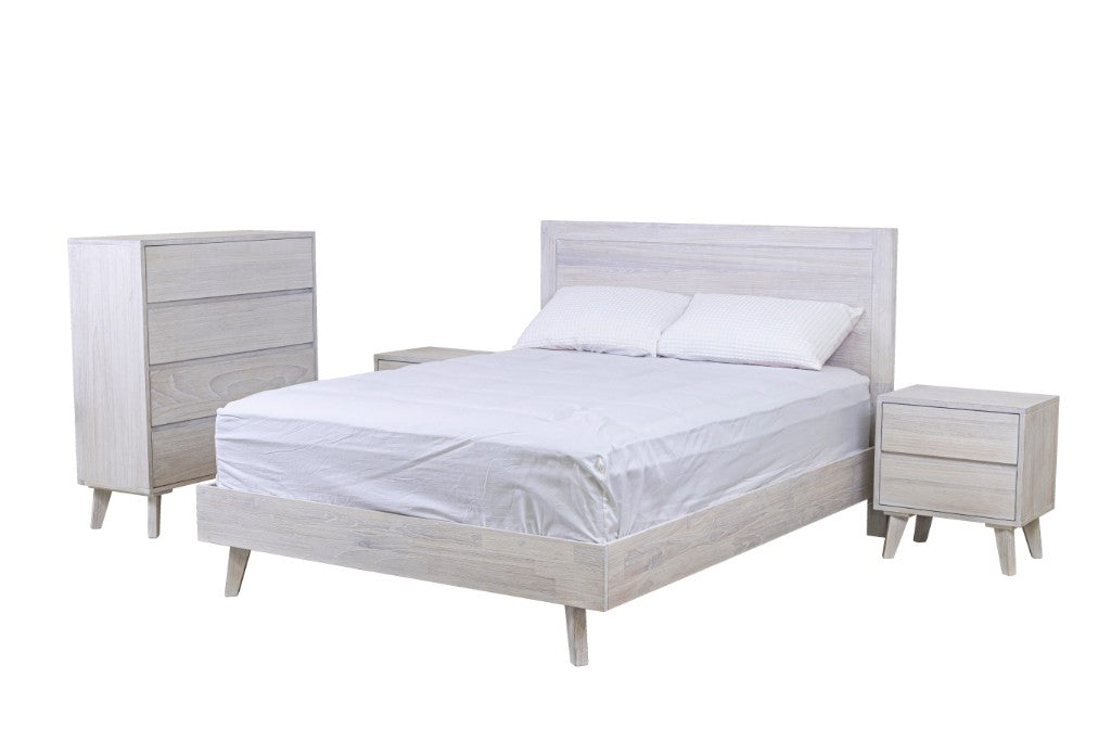 VI Polo Solid Timber 4 Drawer Tallboy