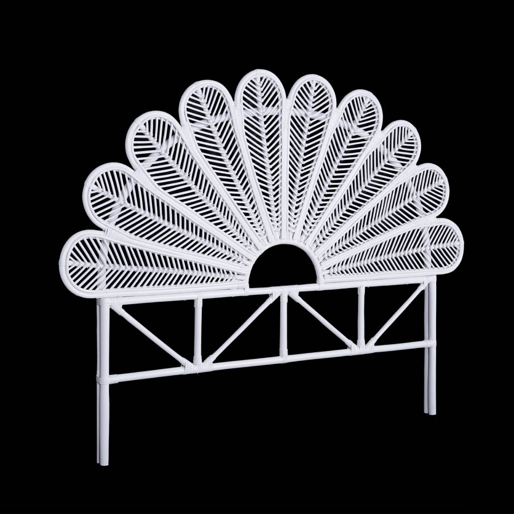 VI Sunflower Natural Rattan Bedhead