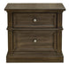 VI Whyalla Solid Timber 2 Drawer Bedside Table