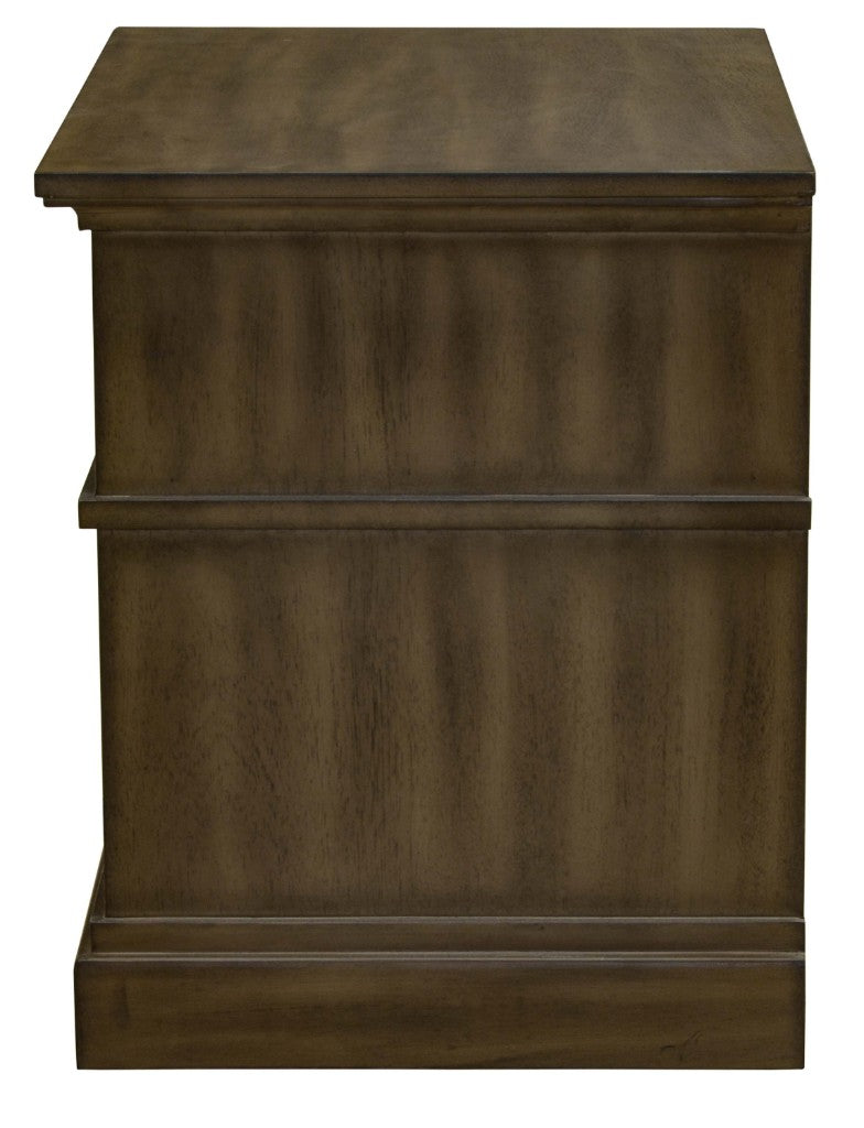 VI Whyalla Solid Timber 2 Drawer Bedside Table