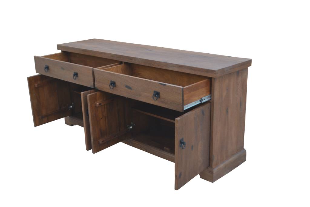 VI Bellevue Solid Timber 4 Door 2 Drawer Buffet