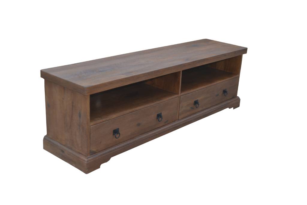 VI Bellevue Solid Timber 2 Niche 2 Drawer Entertainment Unit