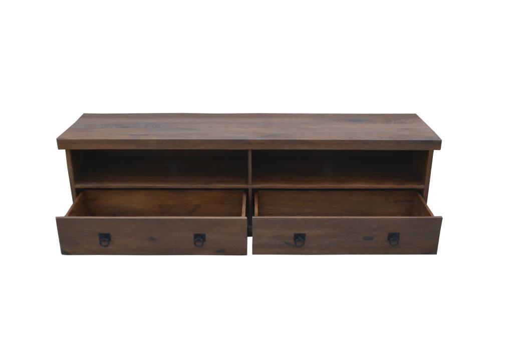 VI Bellevue Solid Timber 2 Niche 2 Drawer Entertainment Unit