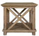 VI Cresswell Solid Timber Lamp Table with Shelf