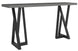 VI Maze Concrete Top Metal Leg Console Table