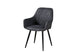 VI Maze Fabric Upholstered Metal Leg Dining Chair