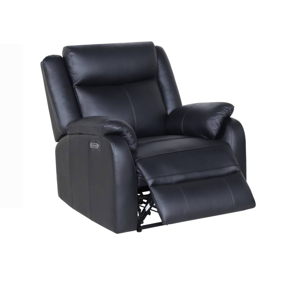 VI Pinnacle Leather Upholstered Single Seater Electric Recliner Lounge