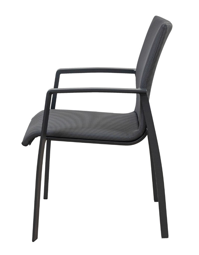 VI Baska Aluminium Framed Outdoor Stackable Dining Chair