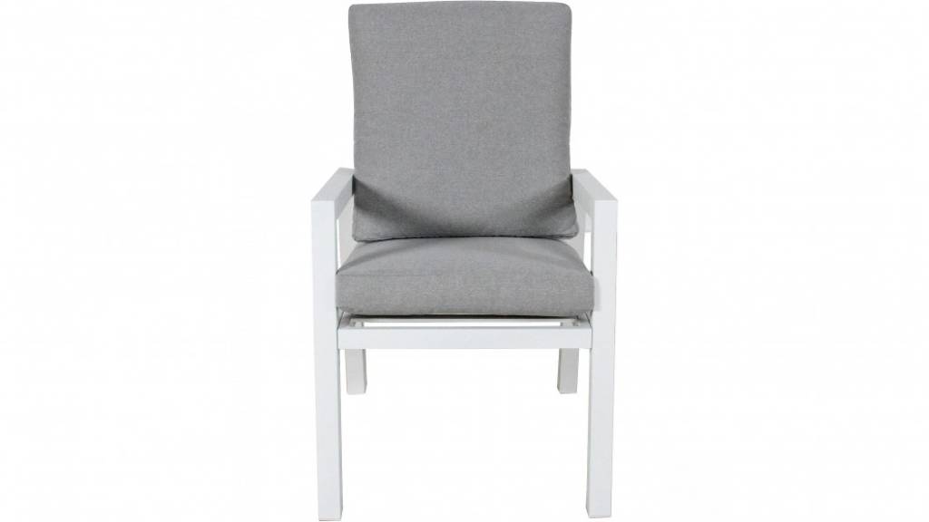 VI Burano Aluminium Outdoor Stackable Dining Chair with Cushion