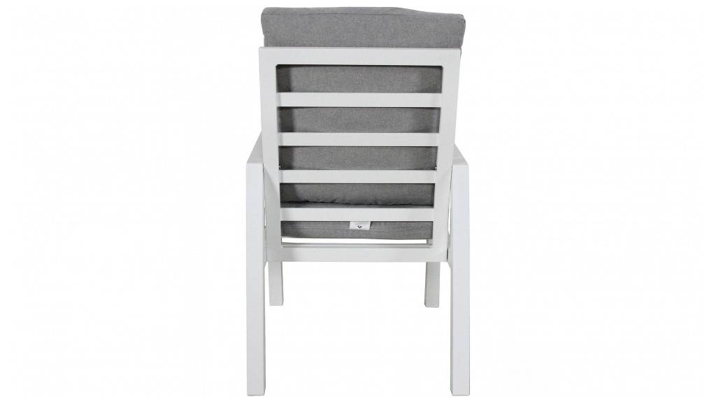 VI Burano Aluminium Outdoor Stackable Dining Chair with Cushion