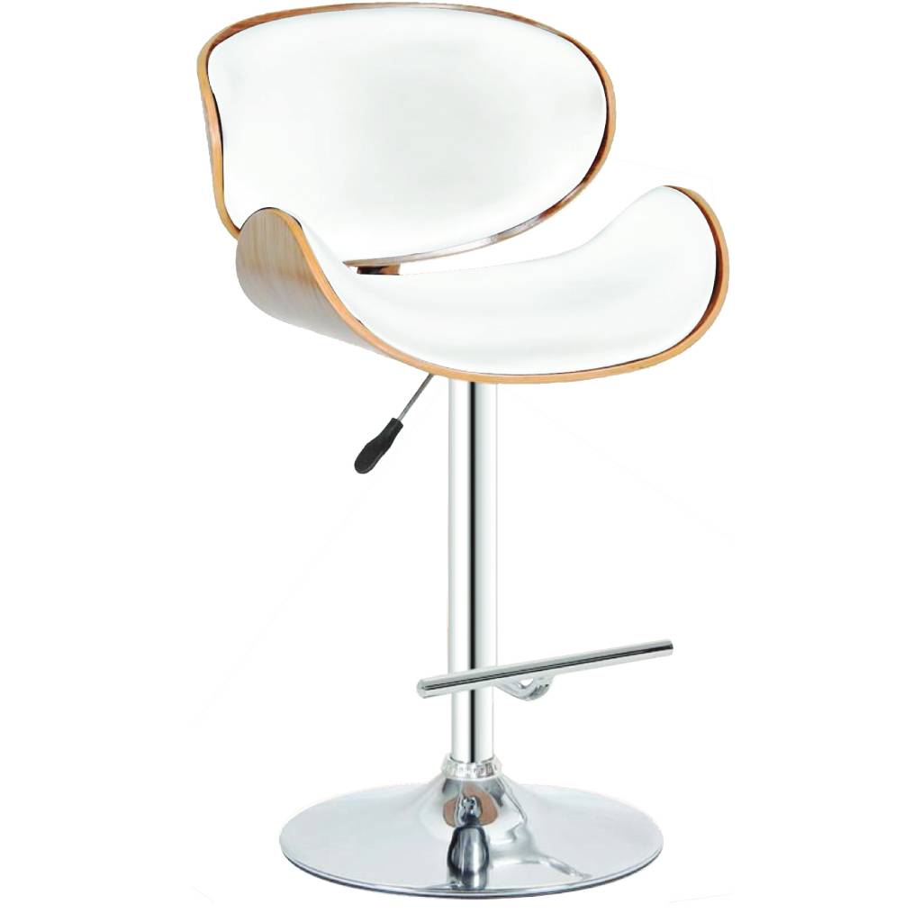 VI Monaco PU Upholstered Height Adjustable Bar Stool