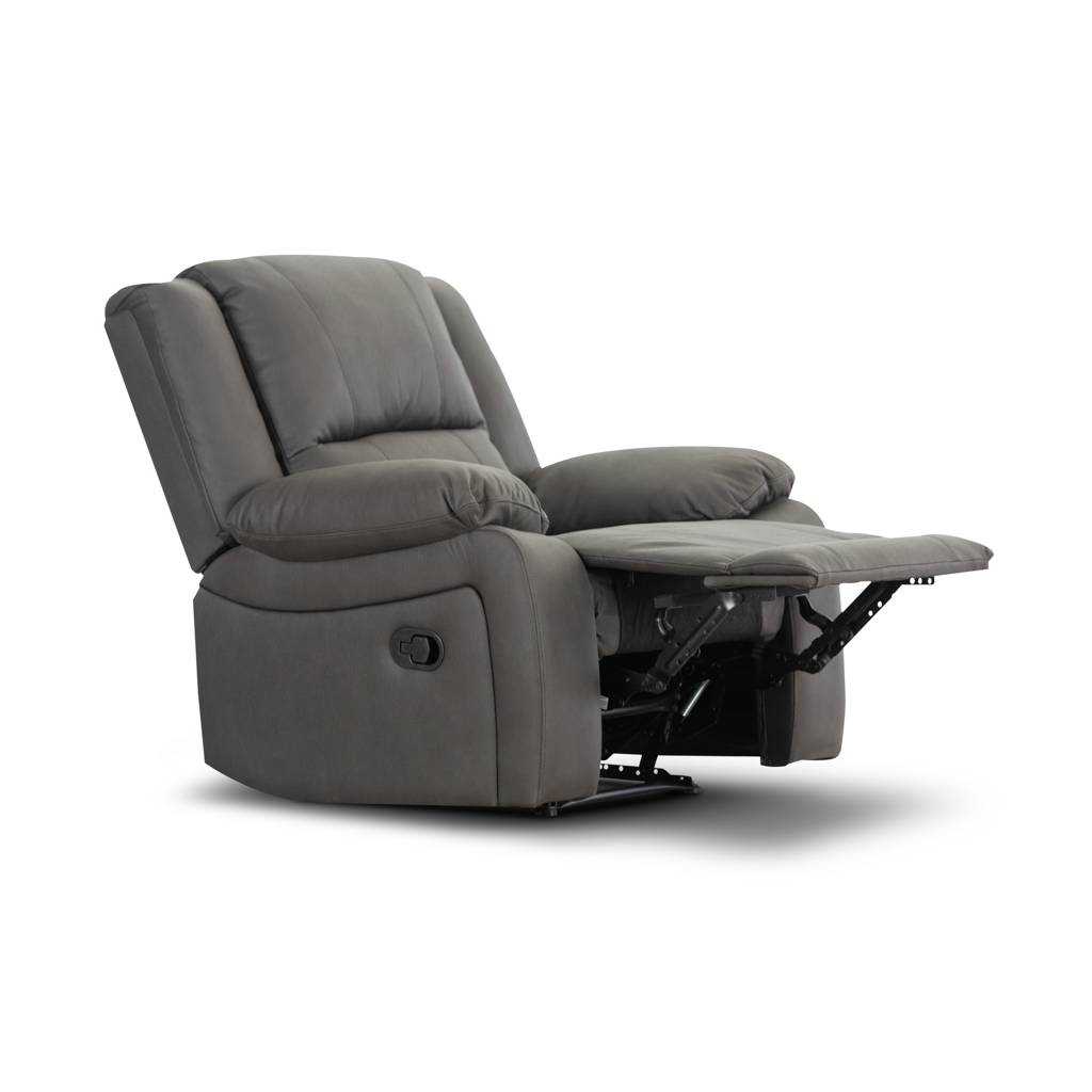 VI Captain Fabric Upholstered Single Seater Power Recliner Sofa