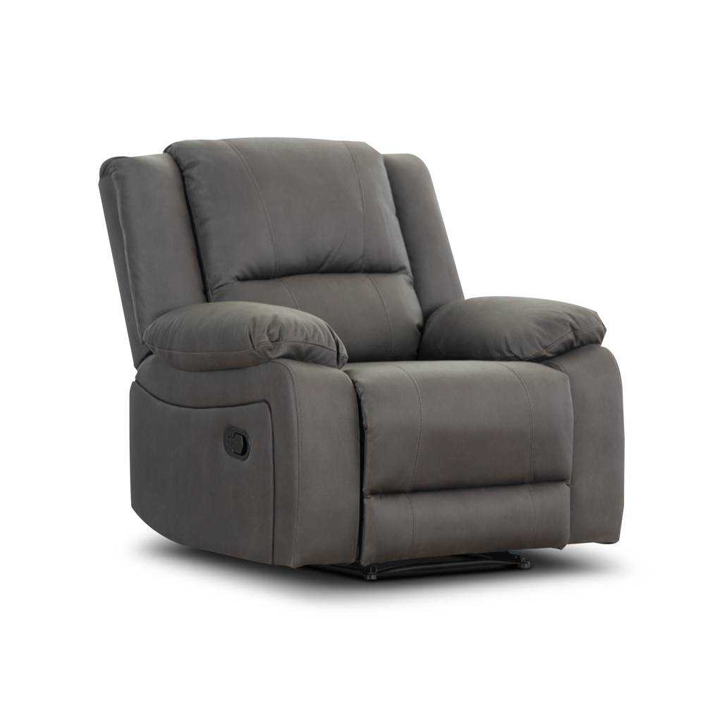 VI Captain Fabric Upholstered Single Seater Power Recliner Sofa