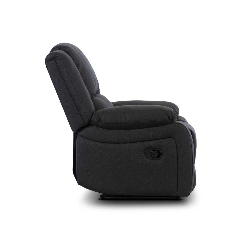 VI Captain Fabric Upholstered Single Manual Recliner Sofa