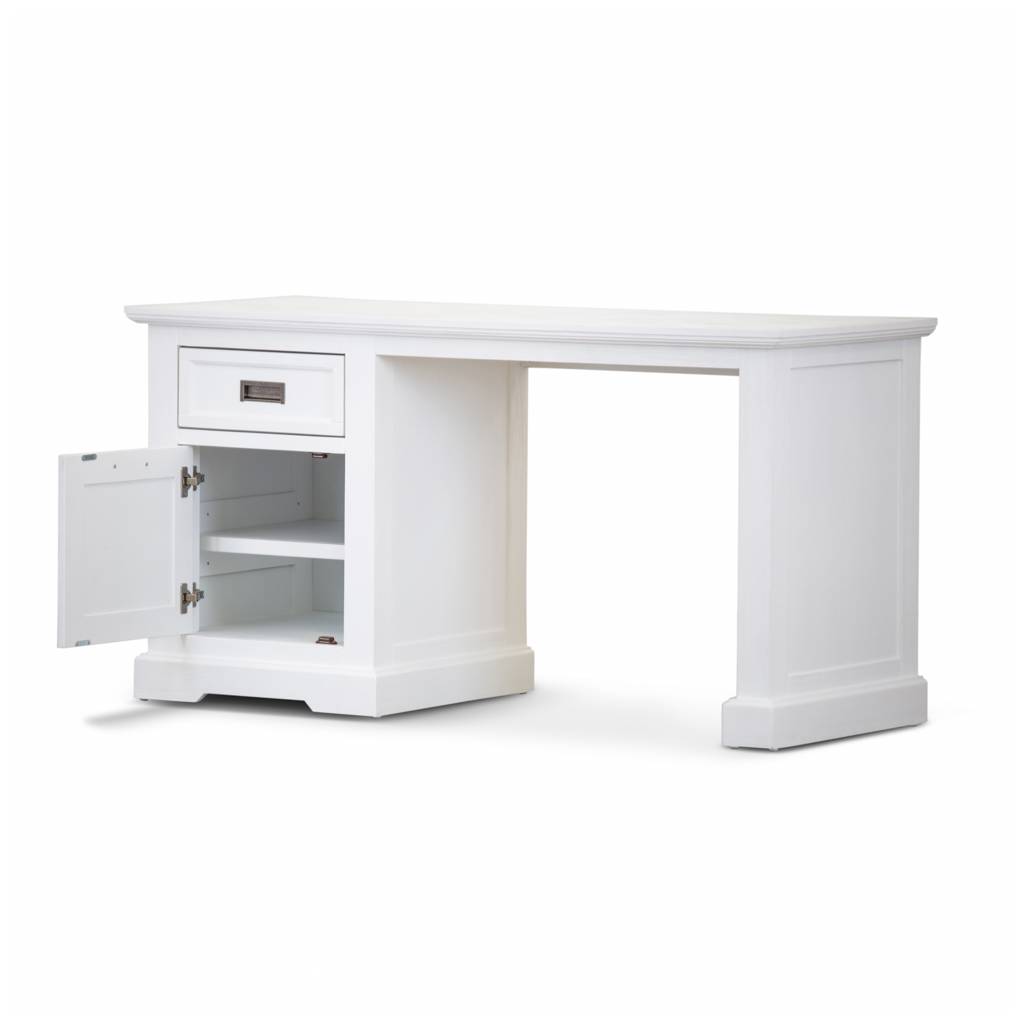 VI Coastal Solid Timber 1 Door 1 Drawer Study Desk