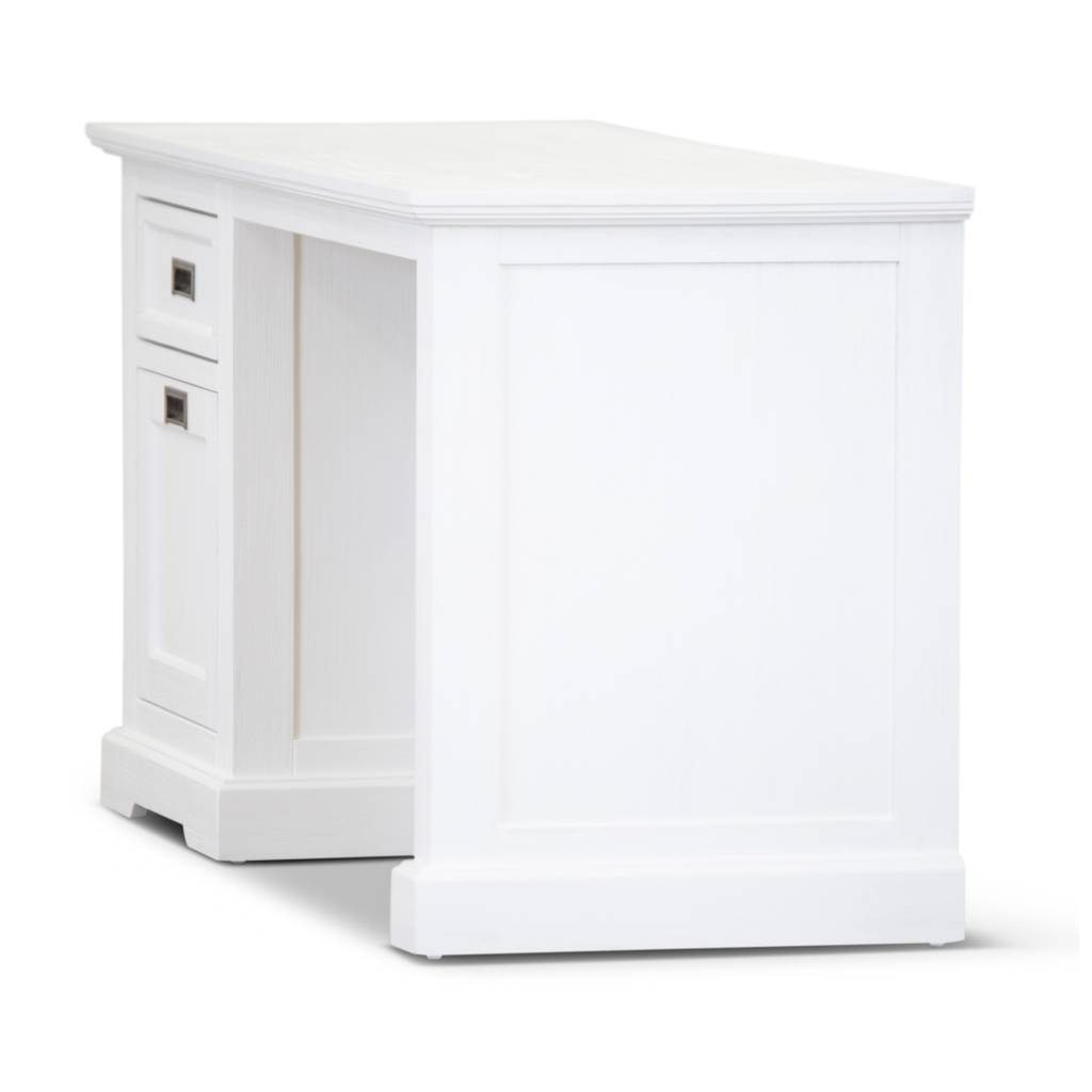 VI Coastal Solid Timber 1 Door 1 Drawer Study Desk