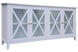 VI Hamilton Solid Timber 4 Glass Door Buffet - White