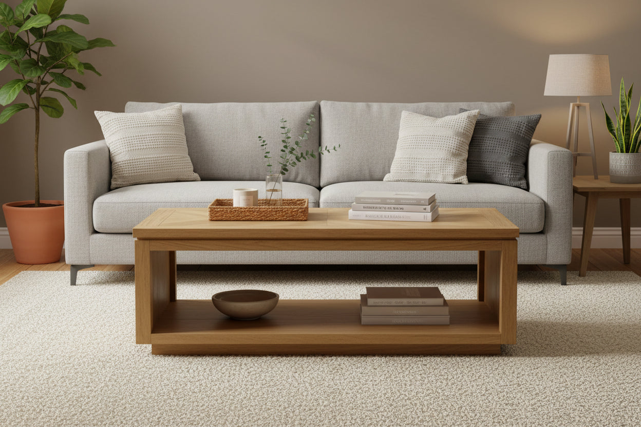 VI Highland Timber Framed Coffee Table