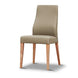 VI Highland PU Leather Upholstered Timber Legs Dining Chair