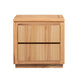 VI Highland Solid Timber 2 Drawer Bedside Table