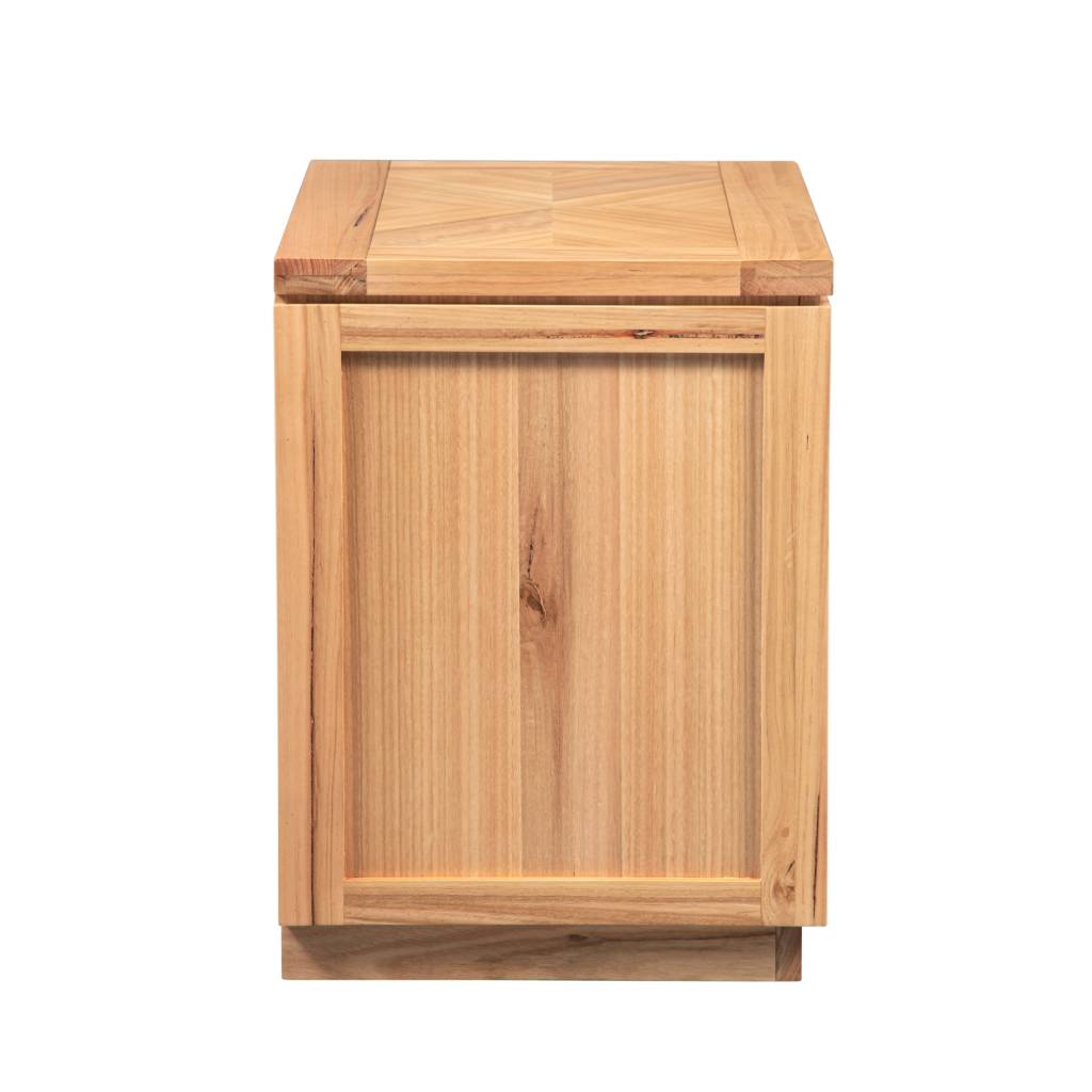 VI Highland Solid Timber 2 Drawer Bedside Table