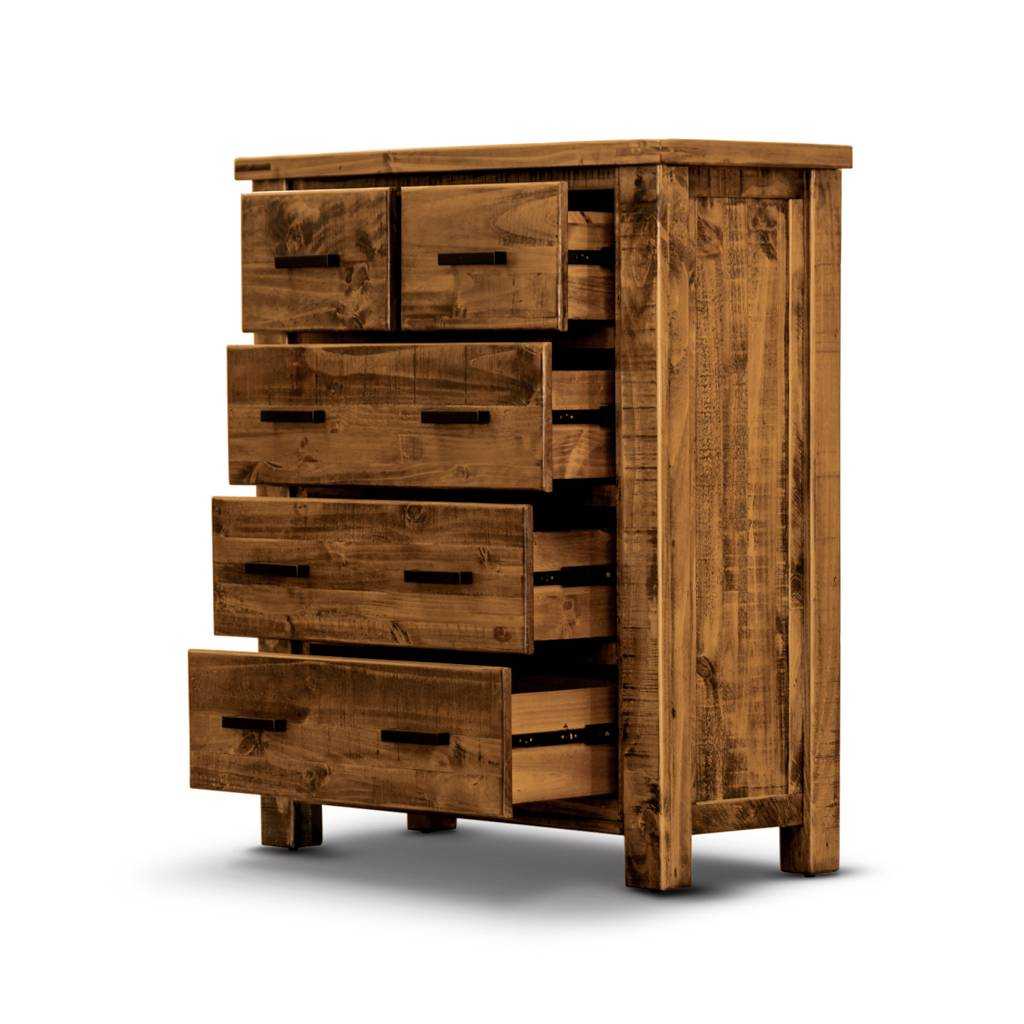 VI Outback Tallboy 2 over 3 drawers