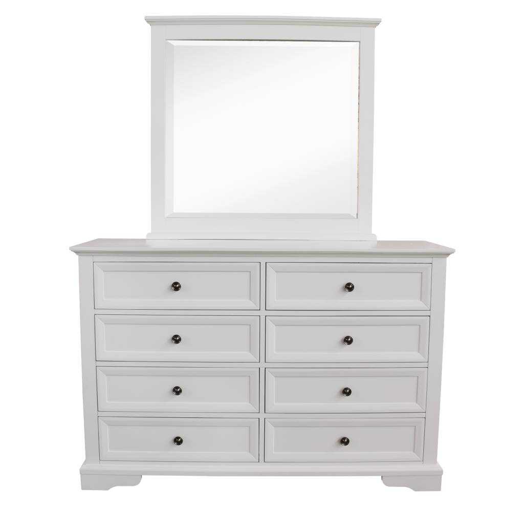 VI Sala 8 Drawer Dresser with Mirror