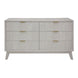 VI Alena Solid Timber 6 Drawer Dressing Table
