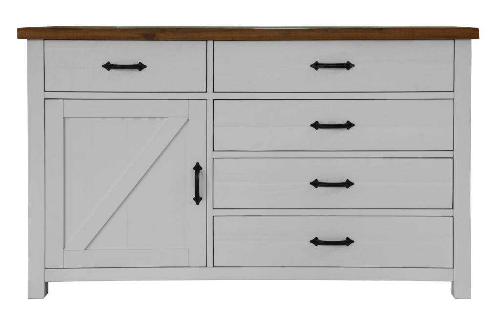 VI Barnie 1 Door 5 Drawers Dresser