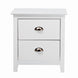 VI Costway 2 Drawer Bedside Table