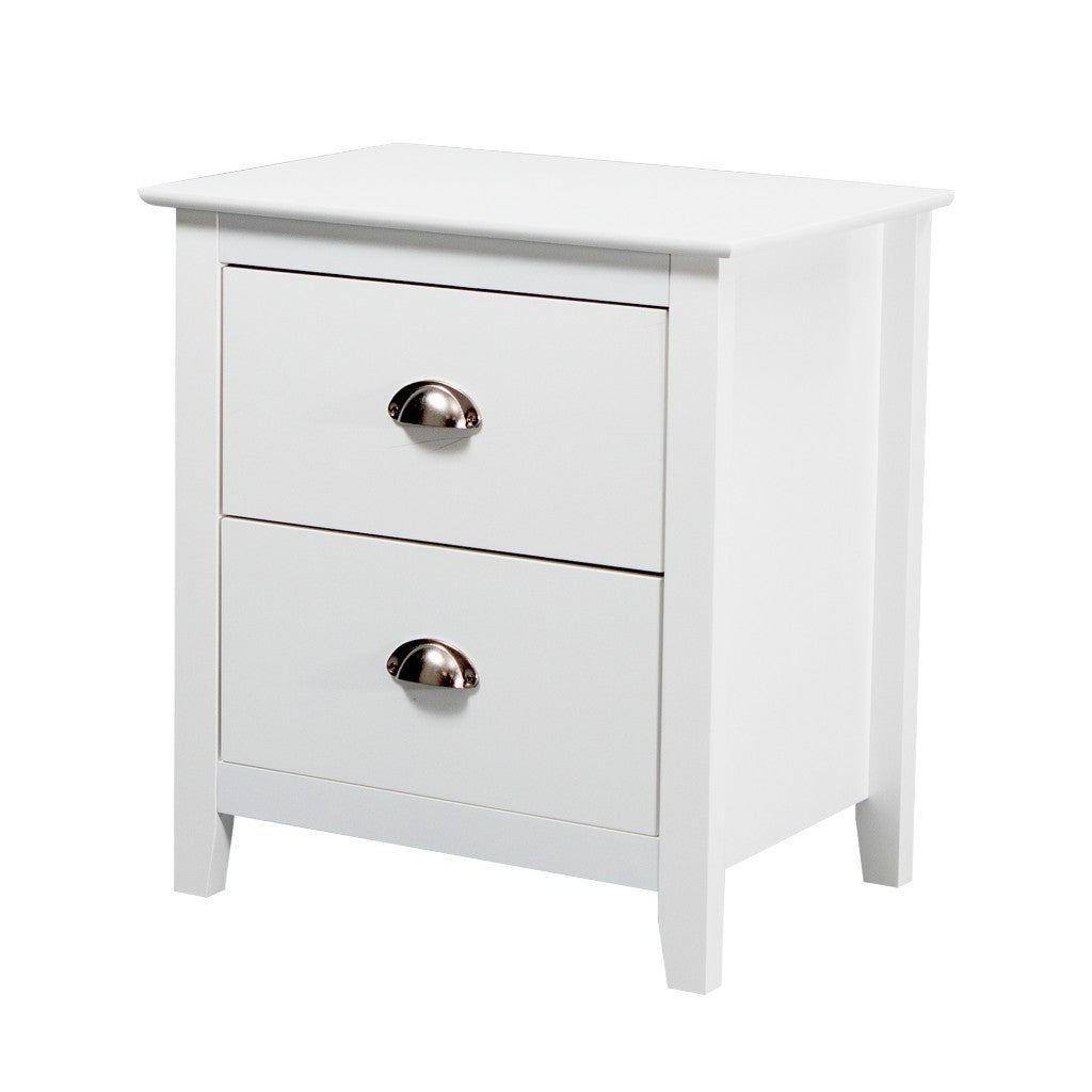 VI Costway 2 Drawer Bedside Table