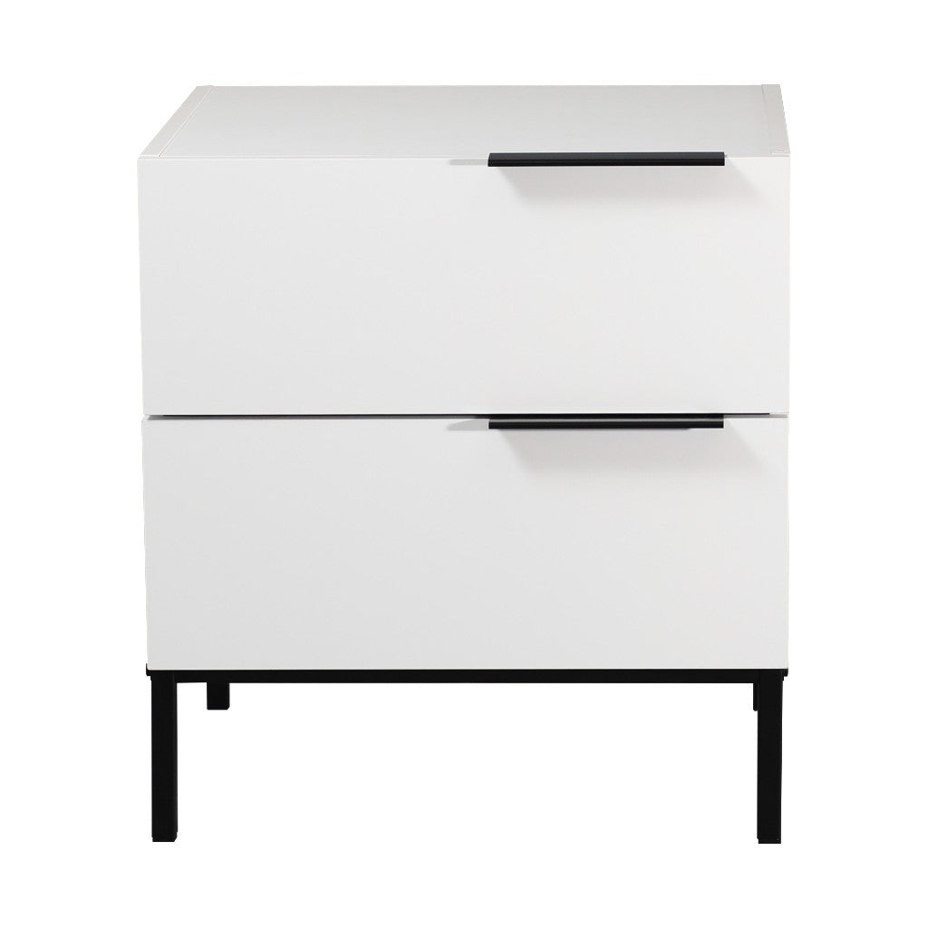 VI Dric 2 Drawer Bedside Table