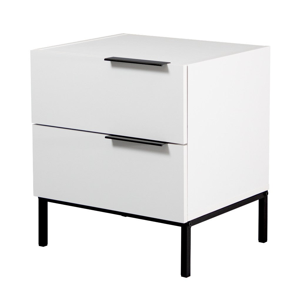 VI Dric 2 Drawer Bedside Table