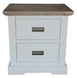 VI Folkestone Solid Timber 2 Drawer Bedside