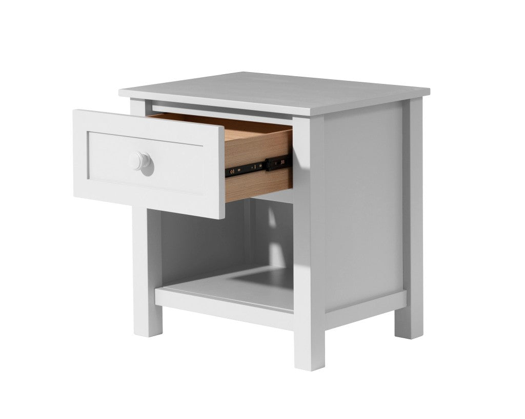 VI Jesse Solid Timber 1 Drawer Bedside