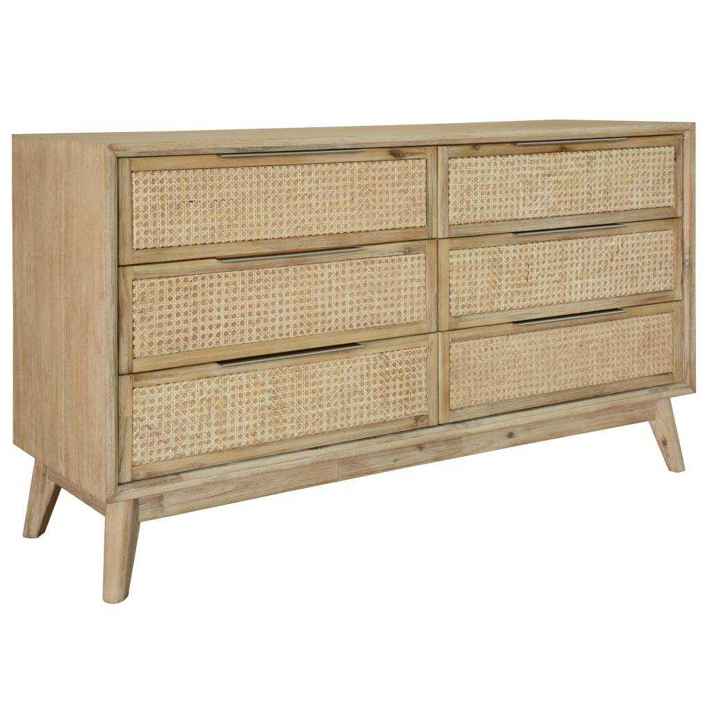 VI Malmo 6 Drawer Dresser with Mirror