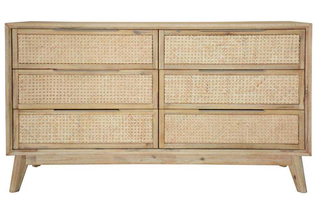 VI Malmo 6 Drawer Dresser with Mirror