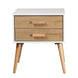 VI Myst 2 Drawer Bedside Table